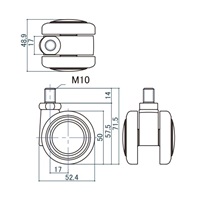 [EA976CB-1A用]キャスター_選択画像02