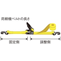 50mmx5m/600kgベルト荷締機(ラチェット二股_選択画像03