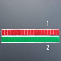 5x15mmゲージマーカー(赤/100枚1シート)_選択画像02