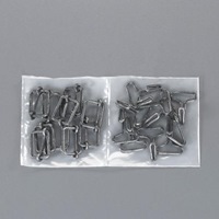 20mm平ゴムロープ金具セット[10組/黒]_選択画像02