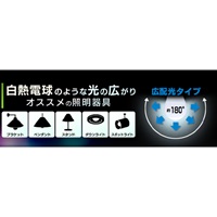 AC100V/7.6W/E17電球/LED(電球色/広配光)_選択画像03