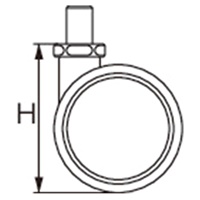 φ25mm用メタルラックキャスター(4個)_選択画像04
