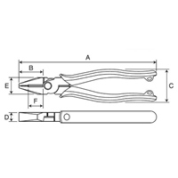 220mm電工ペンチ(砲金構造/蓄光ハンドル)_選択画像04