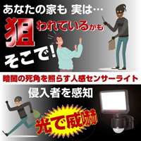AC100V/6WLEDセンサーライト_選択画像02