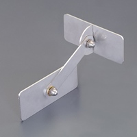 120x50mm 転倒防止可動式金具(SUS製/壁用