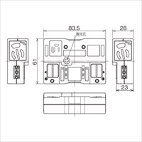 アクセスフロア用コンセント(2口/20A/125V)_選択画像03