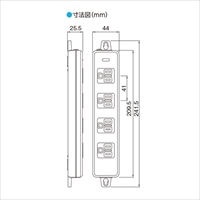 AC125V/15Ax5mタップ(4口･ハーネスプラグ)_選択画像04