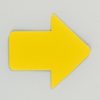 矢印型ステッカー(黄/10枚)