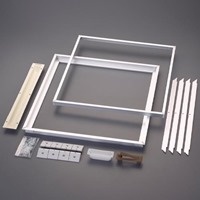 303x303x11.5mm床下点検口(アルミ製/銀)