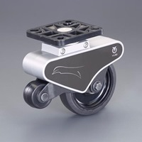 125段差乗越えキャスター2個(ベース108x108