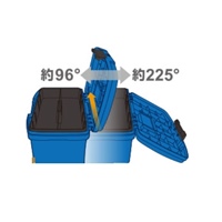 475x280x220工具箱(中皿付/赤/ワンバックル_選択画像03