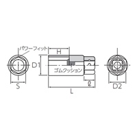 1/2 inDRx17mmソケット(ホイールナット用)_選択画像04