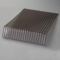 1400x655mmポリカ先曲り波板(ブロンス/10枚