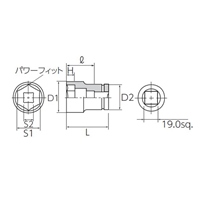 3/4 inDR/35x17mmホイールナット用ソケット_選択画像04