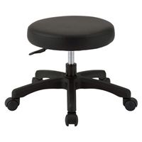 ワークチェアー(ブラック/ロータイプ)