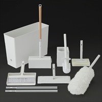 [9点組]掃除用具セット(ホワイト)
