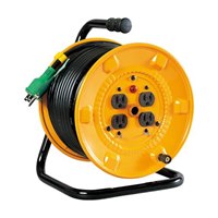 AC125V/15A/30mコードリール(アース付)