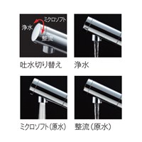 G1/2 inシングル混合水栓(浄水器内蔵)_選択画像03