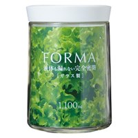 φ110x162mm/1100mlガラス容器(パッキン付)