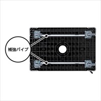 600x900mm/200kgドーリー(PP製/ブラック)_選択画像02