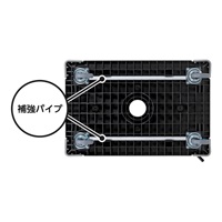 600x900mm/300kgドーリー(PP製/ブラック)_選択画像02
