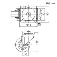 [EA520BJ-11用]自在キャスター_選択画像03