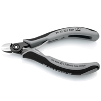 125mm精密用ニッパー(ESDグリップ/バネ付)