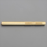 1/4 in(6mm)x101mmピンポンチ(真鍮製)