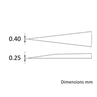 0.4x110mm/3C精密ピンセット(ステンレス製)_選択画像02