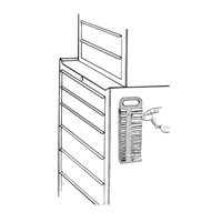 1/4 inDRx285ソケットホルダー(磁石付/赤)_選択画像02