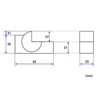 82x25x39mmVブロック(角度調整付)_選択画像04