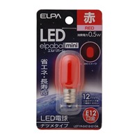 AC100V/0.5W/E12LEDナツメ電球(赤)_選択画像02