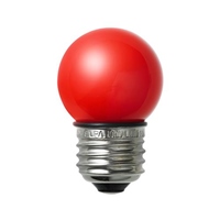 AC100V/1.4W/E26電球(LED/防水/赤)