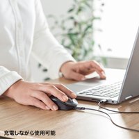 [充電式]ワイヤレスマウス(静音/黒)_選択画像03