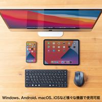 285x125x22ワイヤレスキーボード(薄型/抗菌_選択画像02