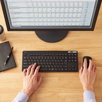 361x143x26無線キーボード(抗菌/コンパクト_選択画像02