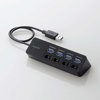 [4ポート]USB3.0ハブ(スイッチ付)