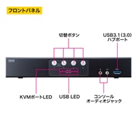パソコン自動切替器(DisplayPort対応/4:1)_選択画像03