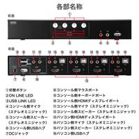 パソコン自動切替器(HDMI対応/4:1)_選択画像03