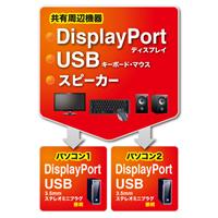 PC自動切替器(DisplayPort/手元スイッチ付)_選択画像02