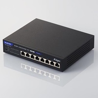 レイヤー2PoEアンマネージギガスイッチ(8ポ