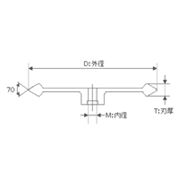 φ90x10mm/M10ダイヤモンドカッター(V溝用)_選択画像04