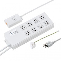 2m/8口3Pタップ(雷ガード手元スイッチBOX型