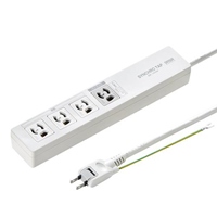 125V/15Ax5mPC連動タップ(4口/IC記憶式)