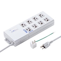 125V/15Ax2mパソコン連動タップ(8口/BOX型)