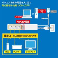 125V/15Ax5mパソコン連動タップ4口/USB感知_選択画像03