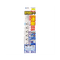 125V/15Ax2mUSB連動タップ(7口/TEL雷ガード_選択画像02