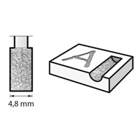 4.8x10.0mm/3.2mm軸ダイヤモンドバー_選択画像03
