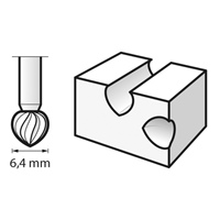 6.4x9.39mm/3.2mm軸ロータリーカッター_選択画像03