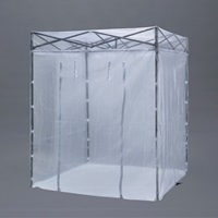 3000x3000x2200-2500mm簡易ブース(透明)_選択画像02
